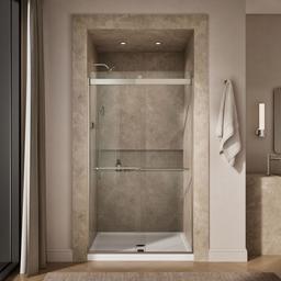 Kohler Levity Plus Frameless Sliding Shower Door, 81-5/8'' H X 44-5/8 - 47-5/8'' W, with... - image 4