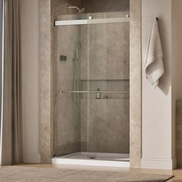 Kohler Levity Plus Frameless Sliding Shower Door, 81-5/8'' H X 44-5/8 - 47-5/8'' W, with... - image 2