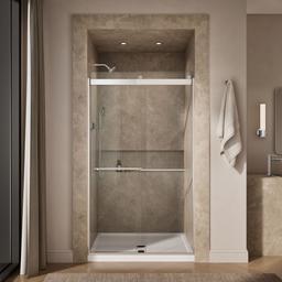 Kohler Levity Plus Frameless Sliding Shower Door, 81-5/8'' H X 44-5/8 - 47-5/8'' W, with... - image 4