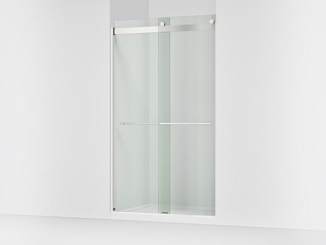 Kohler Levity Plus Frameless Sliding Shower Door, 81-5/8'' H X 44-5/8 - 47-5/8'' W, with...