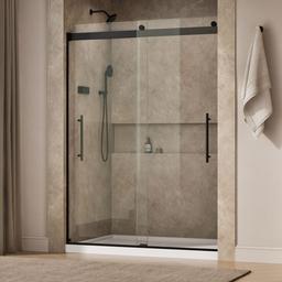 Kohler Levity Plus Frameless Sliding Shower Door, 81-5/8'' H X 56-5/8 - 59-5/8'' W, with... - image 2