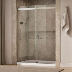 Kohler Levity Plus Frameless Sliding Shower Door, 81-5/8'' H X 56-5/8 - 59-5/8'' W, with... - image 2