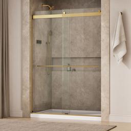 Kohler Levity Plus 81-5/8'' H Sliding Shower Door with 3/8''-thick Glass - Vibrant Brushed... - image 2