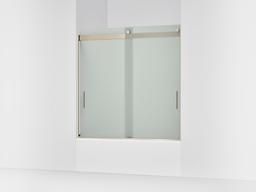 Kohler Levity Sliding Bath Door, 59-3/4'' H X 56-5/8 - 59-5/8'' W, with 1/4'' Thick Frosted Glass... - image 1