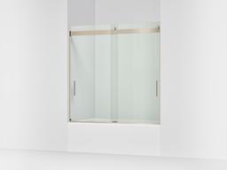 Kohler Levity Sliding Bath Door, 59-3/4'' H X 56-5/8 - 59-5/8'' W, with 1/4'' Thick Crystal Clear... - image 1