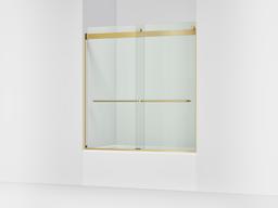 Kohler Levity Sliding Bath Door, 62'' H X 56-5/8 - 59-5/8'' W, with 1/4'' Thick Crystal Clear... - image 1