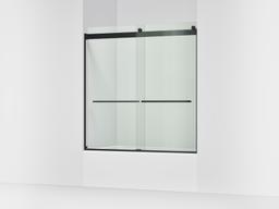 Kohler Levity Sliding Bath Door, 62'' H X 56-5/8 - 59-5/8'' W, with 1/4'' Thick Crystal Clear... - image 1