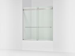 Kohler Levity Sliding Bath Door, 62'' H X 56-5/8 - 59-5/8'' W, with 1/4'' Thick Crystal Clear... - image 1
