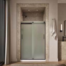 Kohler Levity Sliding Shower Door, 74'' H X 43-5/8 - 47-5/8'' W, with 1/4'' Thick Frosted Glass -... - image 4