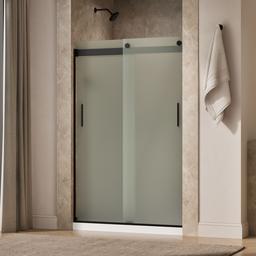 Kohler Levity Sliding Shower Door, 74'' H X 43-5/8 - 47-5/8'' W, with 1/4'' Thick Frosted Glass -... - image 2