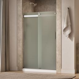 Kohler Levity Sliding Shower Door, 74'' H X 43-5/8 - 47-5/8'' W, with 1/4'' Thick Frosted Glass -... - image 2