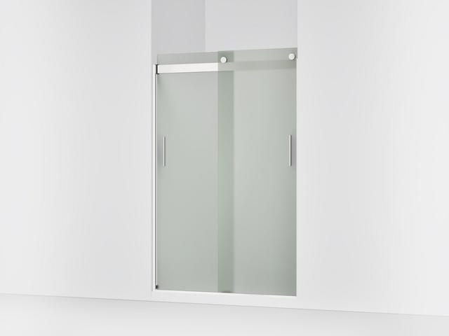 Kohler Levity Sliding Shower Door, 74'' H X 43-5/8 - 47-5/8'' W, with 1/4'' Thick Frosted Glass -...