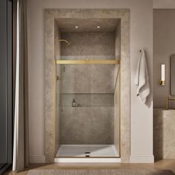 Kohler Levity Sliding Shower Door, 74'' H X 43-5/8 - 47-5/8'' W, with 1/4'' Thick Crystal Clear... - image 4