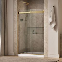 Kohler Levity Sliding Shower Door, 74'' H X 43-5/8 - 47-5/8'' W, with 1/4'' Thick Crystal Clear... - image 2