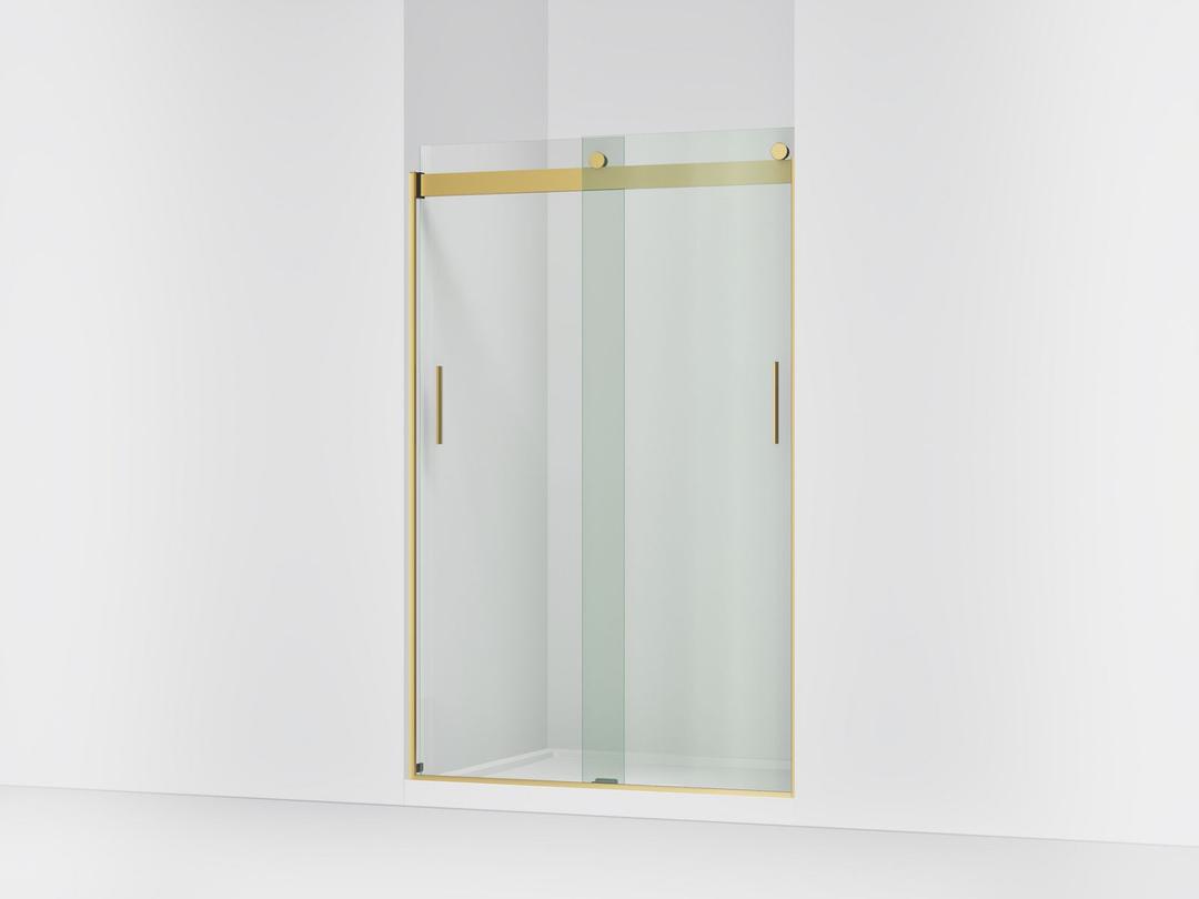 Kohler Levity Sliding Shower Door, 74'' H X 43-5/8 - 47-5/8'' W, with 1/4'' Thick Crystal Clear... by Kohler
