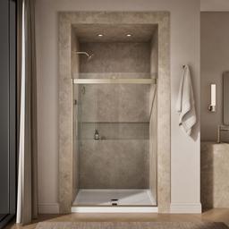 Kohler Levity Sliding Shower Door, 74'' H X 43-5/8 - 47-5/8'' W, with 1/4'' Thick Crystal Clear... - image 4