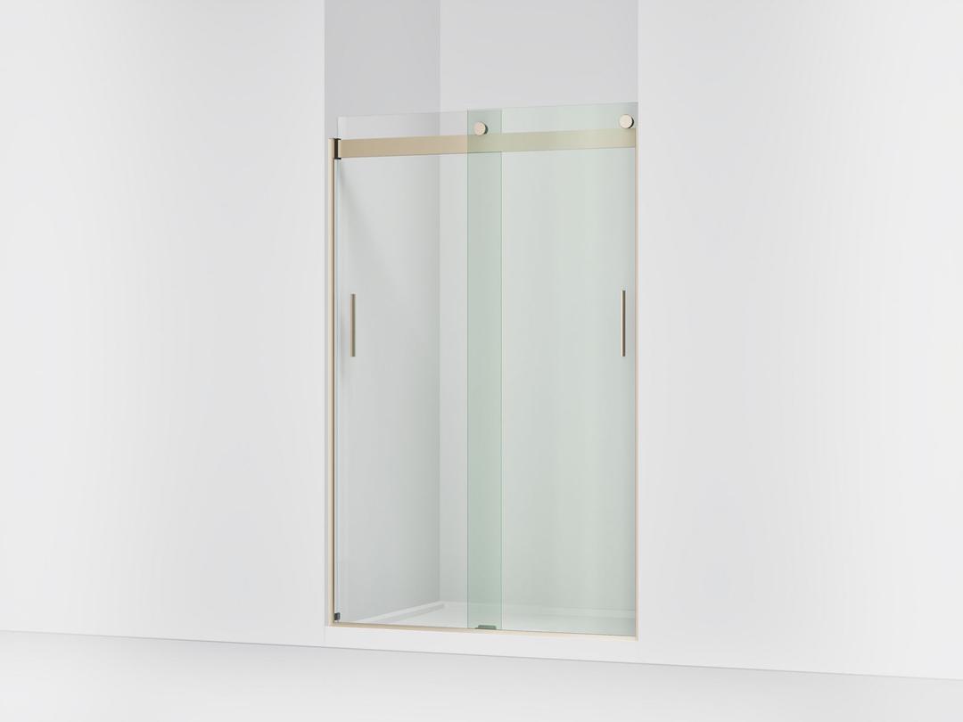 Kohler Levity Sliding Shower Door, 74'' H X 43-5/8 - 47-5/8'' W, with 1/4'' Thick Crystal Clear... by Kohler
