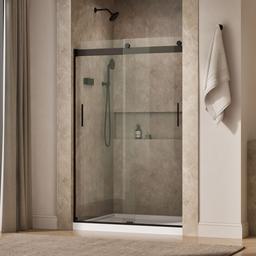 Kohler Levity Sliding Shower Door, 74'' H X 43-5/8 - 47-5/8'' W, with 1/4'' Thick Crystal Clear... - image 2