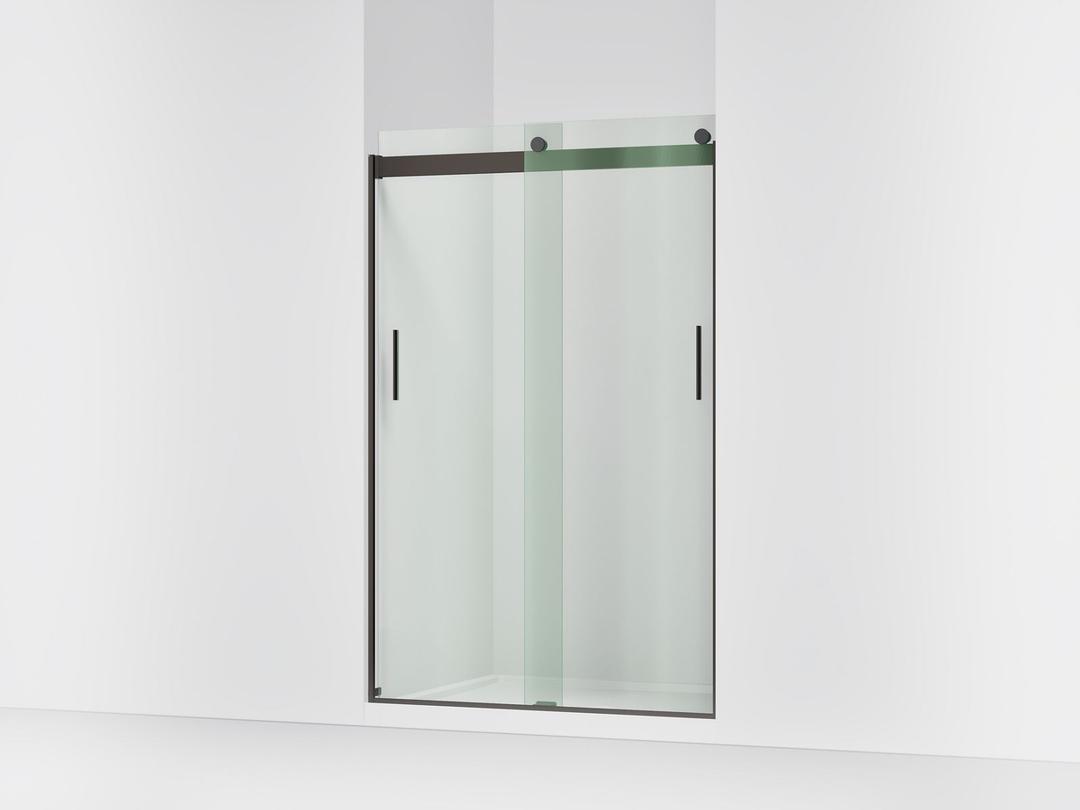 Kohler Levity Sliding Shower Door, 74'' H X 43-5/8 - 47-5/8'' W, with 1/4'' Thick Crystal Clear... by Kohler