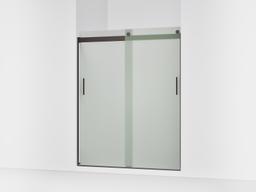 Kohler Levity Sliding Shower Door, 74'' H X 56-5/8 - 59-5/8'' W, with 1/4'' Thick Frosted Glass... - image 1
