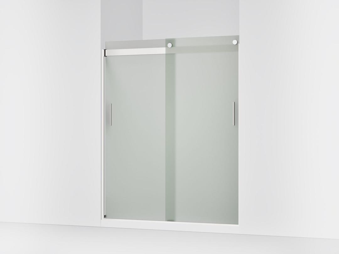 Kohler Levity Sliding Shower Door, 74'' H X 56-5/8 - 59-5/8'' W, with 1/4'' Thick Frosted Glass... by Kohler
