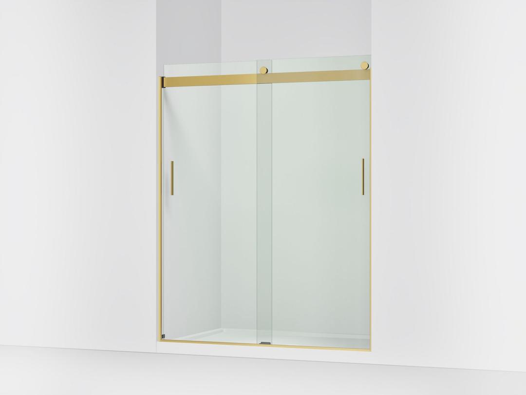Kohler Levity Sliding Shower Door, 74'' H X 56-5/8 - 59-5/8'' W, with 1/4'' Thick Crystal Clear... by Kohler