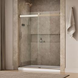 Kohler Levity Sliding Shower Door, 74'' H X 56-5/8 - 59-5/8'' W, with 1/4'' Thick Crystal Clear... - image 2