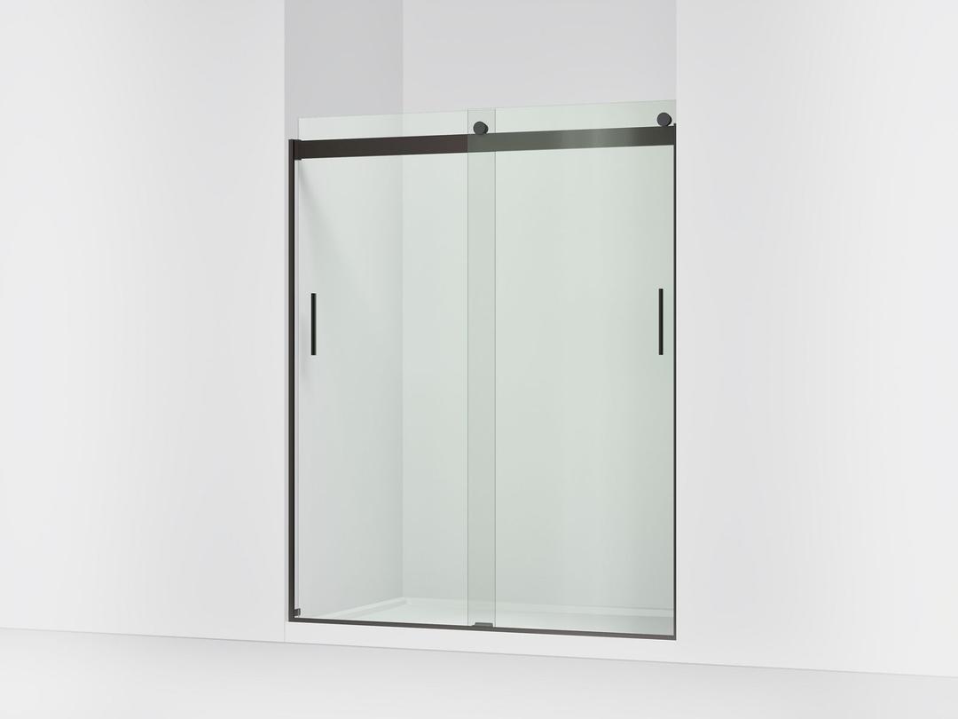 Kohler Levity Sliding Shower Door, 74'' H X 56-5/8 - 59-5/8'' W, with 1/4'' Thick Crystal Clear... by Kohler