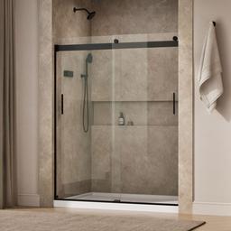Kohler Levity Sliding Shower Door, 74'' H X 56-5/8 - 59-5/8'' W, with 1/4'' Thick Crystal Clear... - image 2