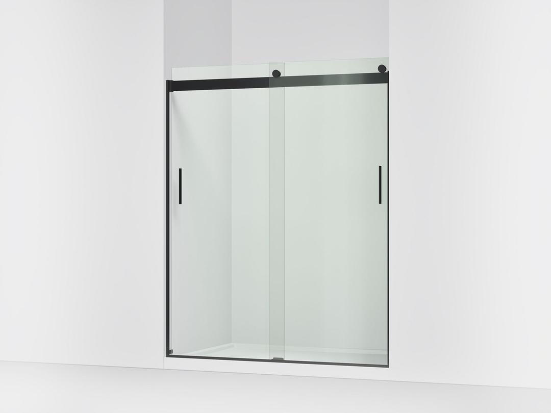 Kohler Levity Sliding Shower Door, 74'' H X 56-5/8 - 59-5/8'' W, with 1/4'' Thick Crystal Clear... by Kohler