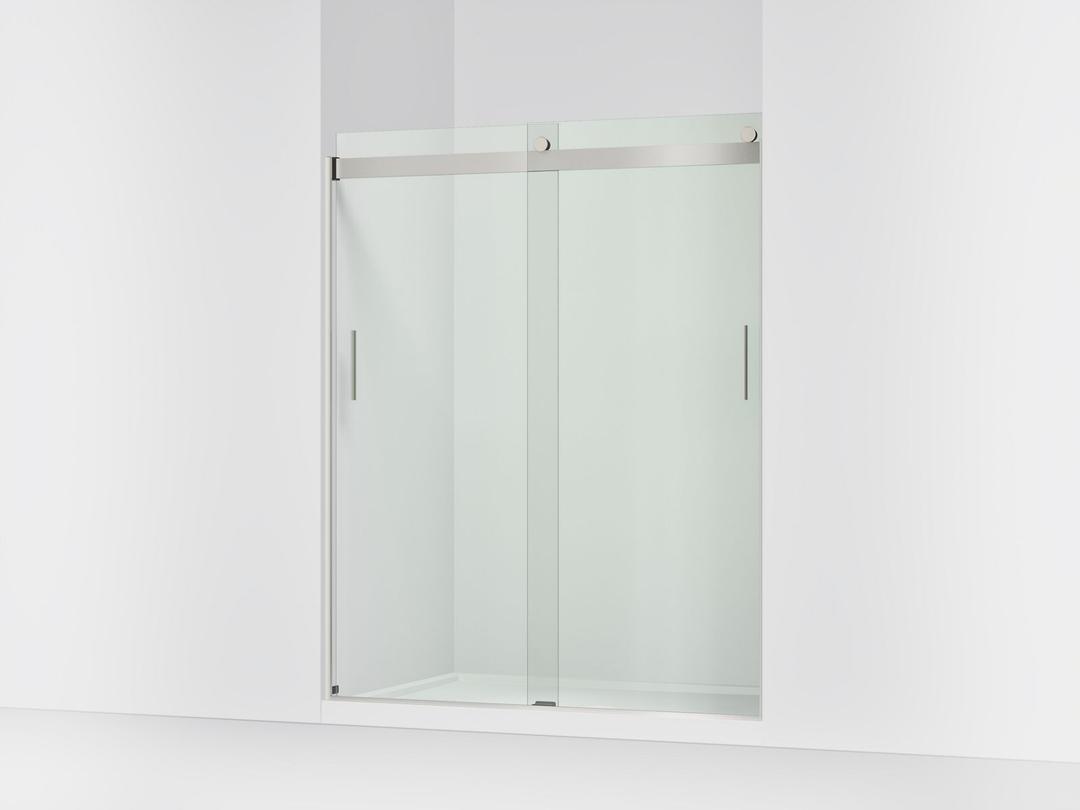Kohler Levity Sliding Shower Door, 74'' H X 56-5/8 - 59-5/8'' W, with 1/4'' Thick Crystal Clear... by Kohler