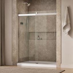 Kohler Levity Sliding Shower Door, 74'' H X 56-5/8 - 59-5/8'' W, with 1/4'' Thick Crystal Clear... - image 2