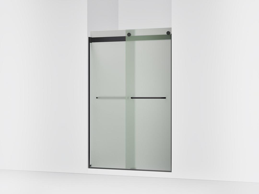 Kohler Levity Sliding Shower Door, 74'' H X 44-5/8 - 47-5/8'' W, with 1/4'' Thick Frosted Glass -... by Kohler