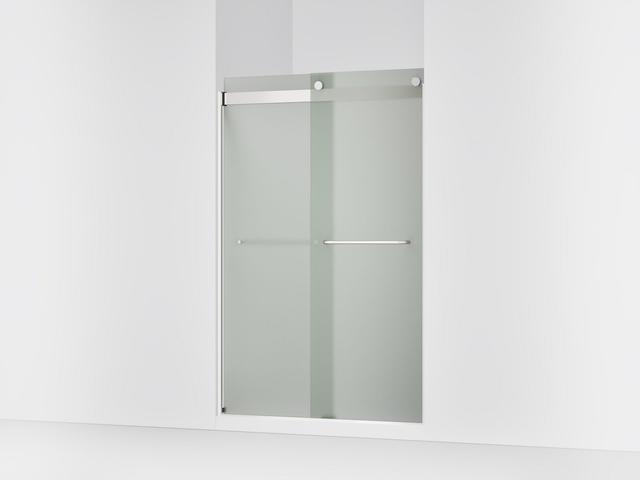 Kohler Levity Sliding Shower Door, 74'' H X 44-5/8 - 47-5/8'' W, with 1/4'' Thick Frosted Glass -...