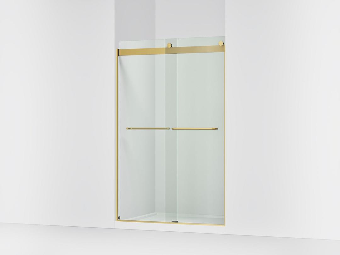 Kohler Levity Sliding Shower Door, 74'' H X 44-5/8 - 47-5/8'' W, with 1/4'' Thick Crystal Clear... by Kohler