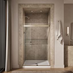 Kohler Levity Sliding Shower Door, 74'' H X 44-5/8 - 47-5/8'' W, with 1/4'' Thick Crystal Clear... - image 4