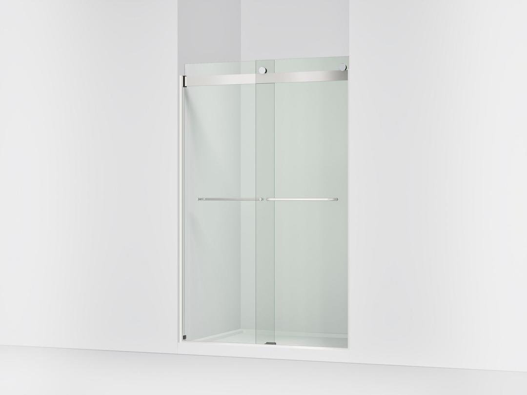 Kohler Levity Sliding Shower Door, 74'' H X 44-5/8 - 47-5/8'' W, with 1/4'' Thick Crystal Clear... by Kohler