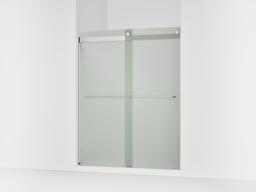 Kohler Levity Sliding Shower Door, 74'' H X 56-5/8 - 59-5/8'' W, with 1/4'' Thick Frosted Glass -... - image 1