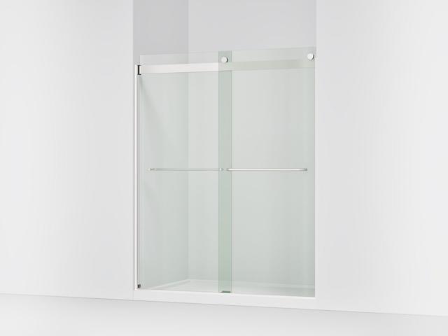 Kohler Levity 74'' H Sliding Shower Door with 1/4''-thick Glass - Anodized Dark Bronze