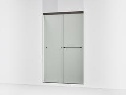 Revel Sliding shower door, 76'' H x 44-5/8 - 47-5/8'' W, with 5/16'' thick Frosted glass - image 1