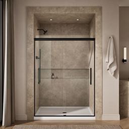 Kohler | Pleat | Sliding Shower Door - Matte Black - image 4