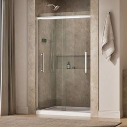 Kohler Pleat Frameless Sliding Shower Door, 79-1/16'' H X 44-5/8 - 47-5/8'' W, with 5/16'' Thick... - image 2