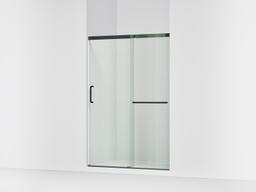 Elate Sliding shower door, 70-1/2'' H x 50-1/4 - 53-5/8'' W, with 1/4'' thick Crystal Clear glass - Matte Black - image 1