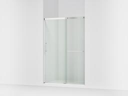 Elate Sliding shower door, 70-1/2'' H x 50-1/4 - 53-5/8'' W, with 1/4'' thick Crystal Clear glass - Bright Silver - image 1