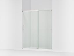 Elate Sliding shower door, 70-1/2'' H x 56-1/4 - 59-5/8'' W, with 1/4'' thick Crystal Clear glass - Bright Silver - image 1