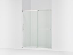 Elate Tall 75-1/2'' H sliding shower door with 5/16''-thick glass - Bright Silver - image 1