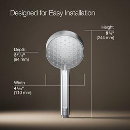 Awaken G110 Three-function handshower, 1.75 gpm - image 3