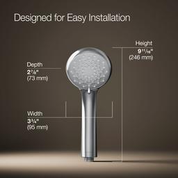 Awaken B90 Three-function handshower, 1.75 gpm - image 3