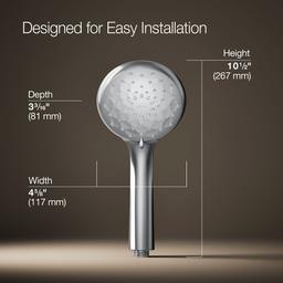 Awaken B110 Three-function handshower, 1.5 gpm - image 3