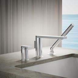 Composed Deck-mount bath faucet with handshower - image 2